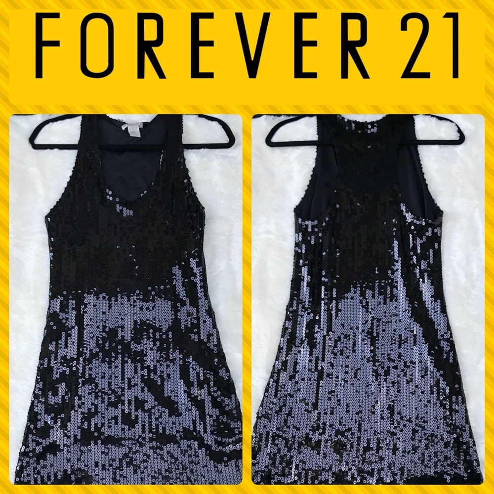 Forever 21 Sequin Holiday Party Dress medium